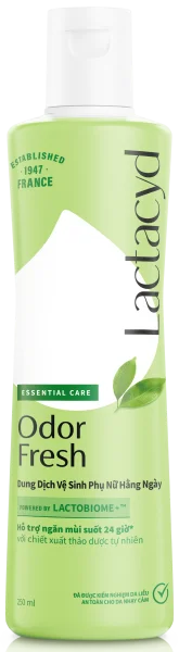 Dung dịch vệ sinh phụ nữ Lactacyd Odor Fresh ngăn mùi 250ml