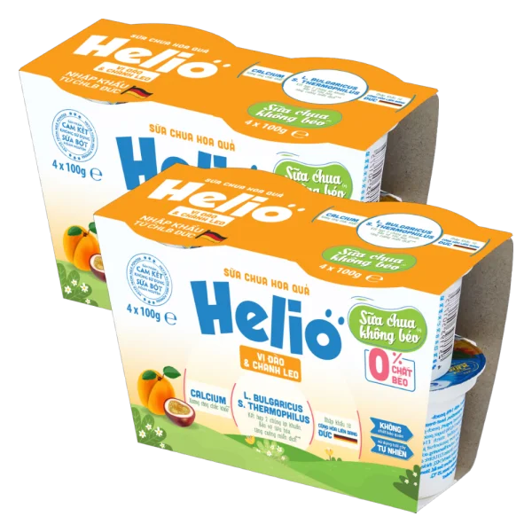 Combo 2 Sữa chua Helio c&oacute; đường