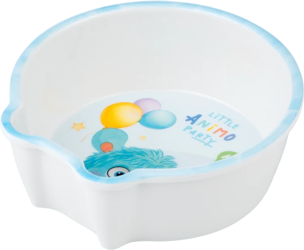 Bát ăn dặm melamine cao cấp Animo (W6026, tai gấu, monster party)