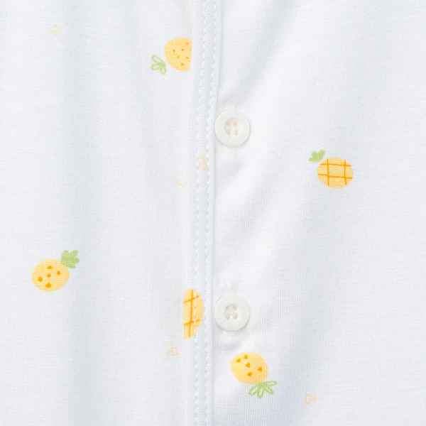 Set 2 áo sơ sinh cài giữa tay ngắn Animo Easy KV0126060 (NB-9M,Trắng)