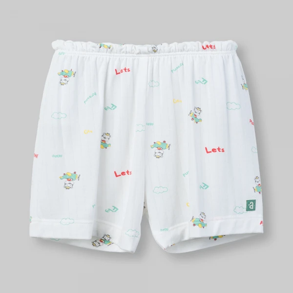 Set 2 bộ kháng khuẩn modal ngắn Animo BMC1125058 (0-24M,Trắng-xanh mint tươi,TT06)