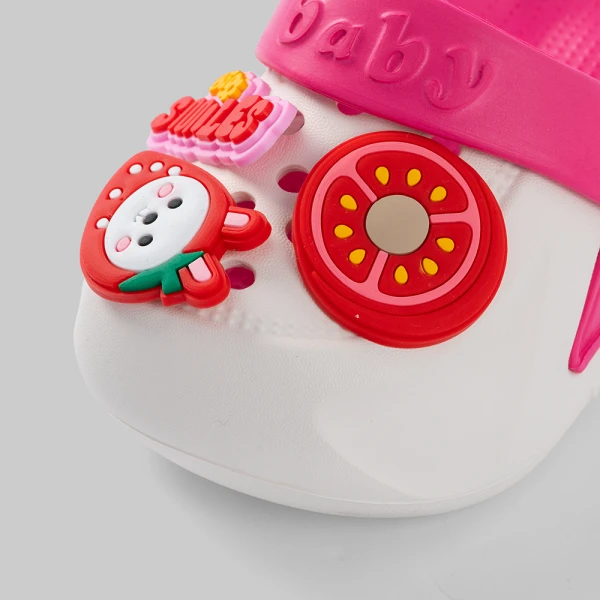 Dép sục bé gái Animo A2601_JK003 (17-23,Trắng-Hồng)