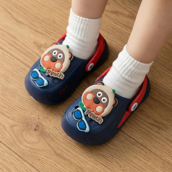 Dép sục bé trai Animo A2601_JK004 (17-21,Xanh-Đỏ)