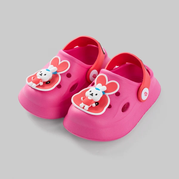 Dép sục bé gái Animo A2601_JK005 (17-21,Hồng đậm)