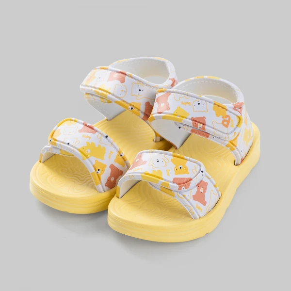 Sandal bé gái Animo A2601_JK006 (17-23,Vàng nhạt)