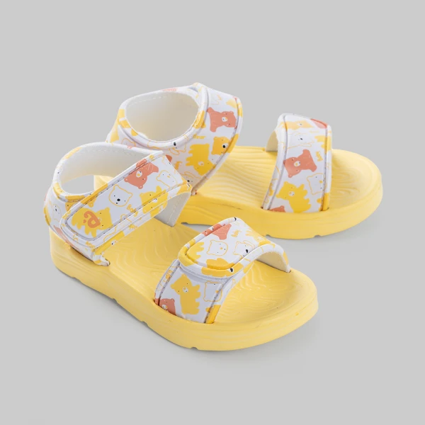 Sandal bé gái Animo A2601_JK006 (17-23,Vàng nhạt)