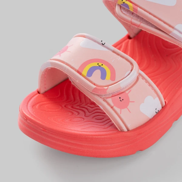 Sandal bé gái Animo A2601_JK008 (17-23,Hồng đào)