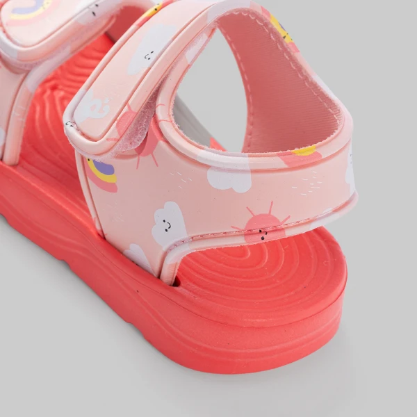 Sandal bé gái Animo A2601_JK008 (17-23,Hồng đào)