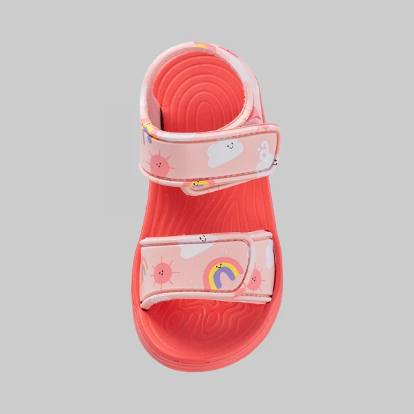 Sandal bé gái Animo A2601_JK008 (17-23,Hồng đào)