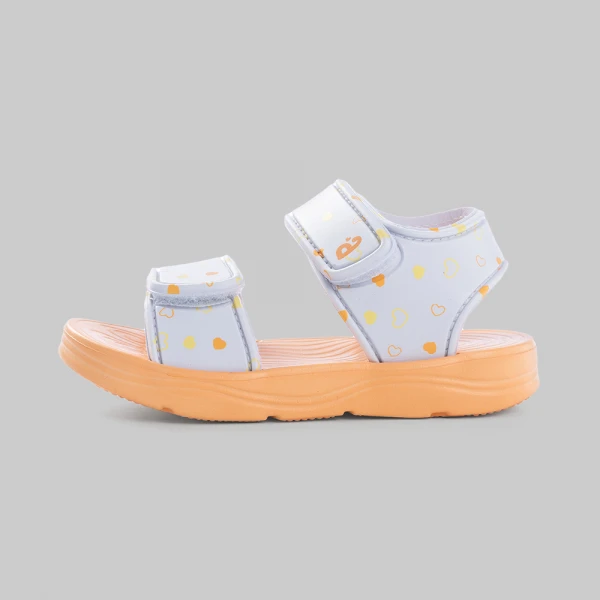 Sandal bé gái Animo A2604_JK004 (17-21,Cream/ Kem)