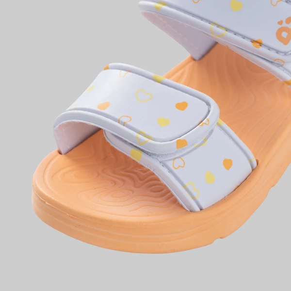 Sandal bé gái Animo A2604_JK004 (17-21,Cream/ Kem)