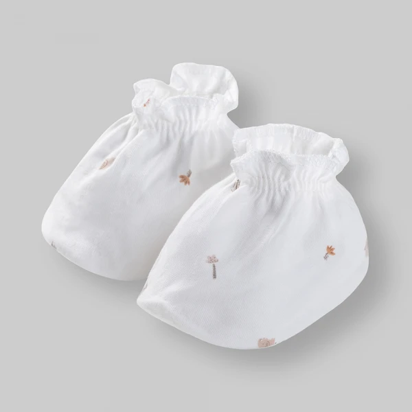 Set nón bao tay chân bé gái thun Animo HN0226039 (NB,Nhiều màu)