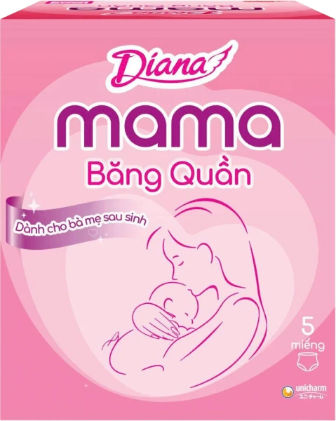 Băng vệ sinh quần Diana Mama L/XL (5 miếng)
