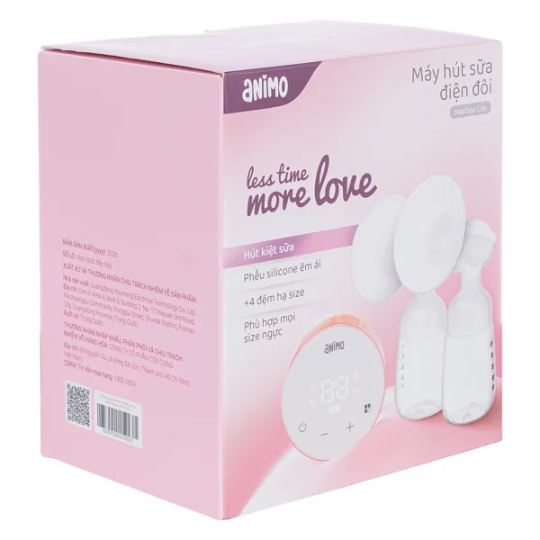 Máy hút sữa điện đôi Animo Maxflow Lite