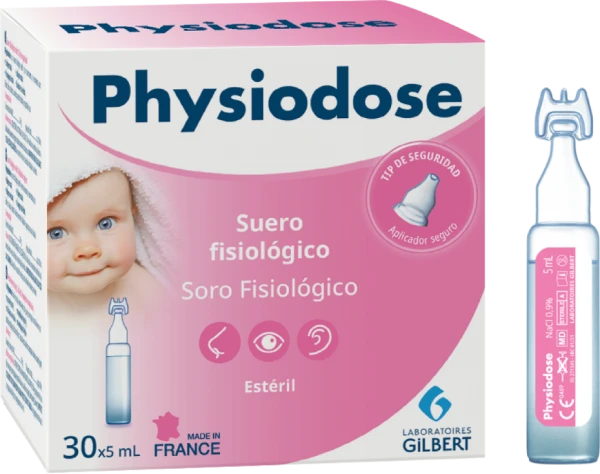 Nước muối sinh lý Physiodose hộp 30 ống