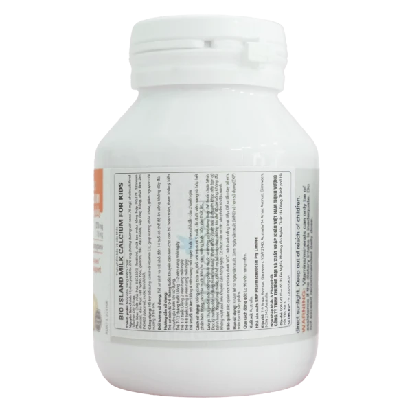 TPBVSK Canxi cho trẻ em 90 viên (Milk Calcium for Kids)