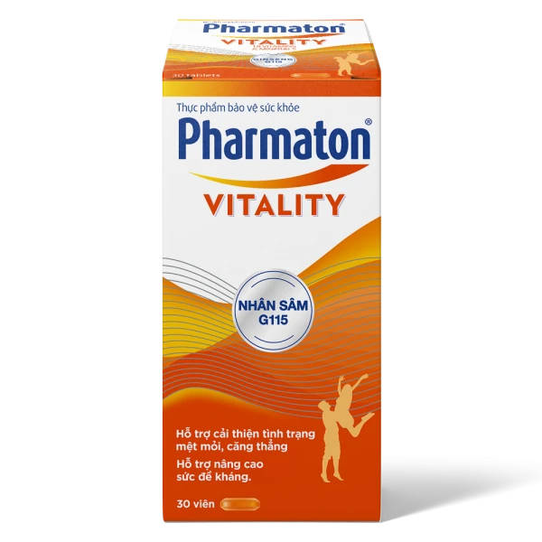 Thực phẩm bảo vệ sức khỏe Pharmaton Vitality (Lọ 30 viên)