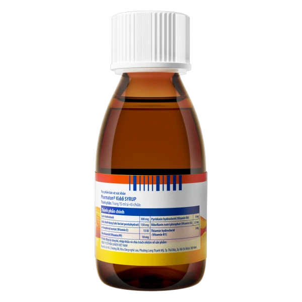 Thực phẩm bảo vệ sức khỏe Pharmaton Kiddi Syrup (Lọ 100 ml)
