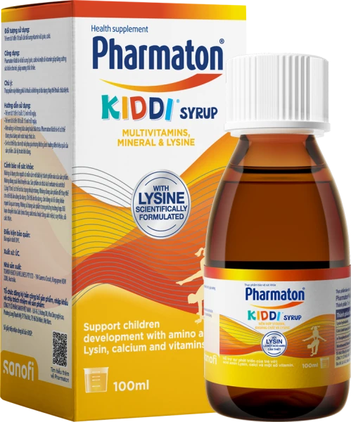 Thực phẩm bảo vệ sức khỏe Pharmaton Kiddi Syrup (Lọ 100 ml)