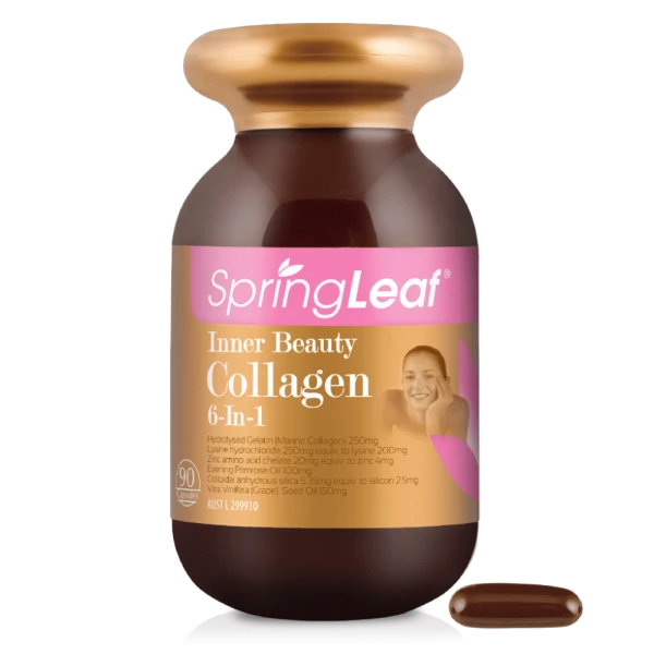 Thực phẩm bảo vệ sức khỏe: Inner Beauty Collagen 6-In-1 90 viên