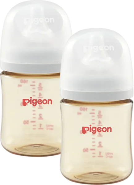 Combo 2 Bình Sữa Pigeon PPSU Softouch Baby-Friendly World 160ml (SS)