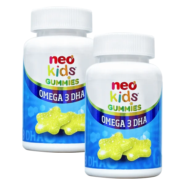Combo 2 Thực phẩm bảo vệ sức khoẻ NEO KIDS® GUMMIES OMEGA 3 DHA