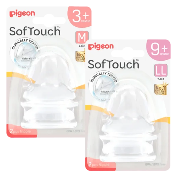 Quà tặng khi mua Combo 2 Bình Sữa Pigeon PPSU Softouch Baby-Friendly World 160ml (SS)