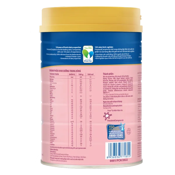 Sữa bầu Friso Mum Gold 830g hương cam *Giao bao bì ngẫu nhiên