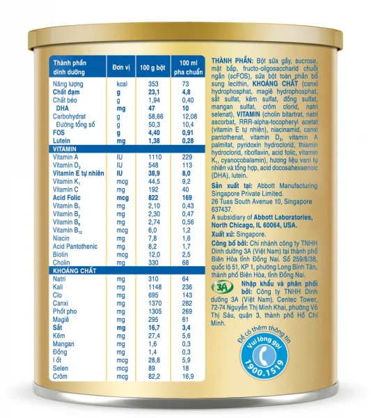 Similac Mom Hương Vani, 400g *Giao bao bì ngẫu nhiên