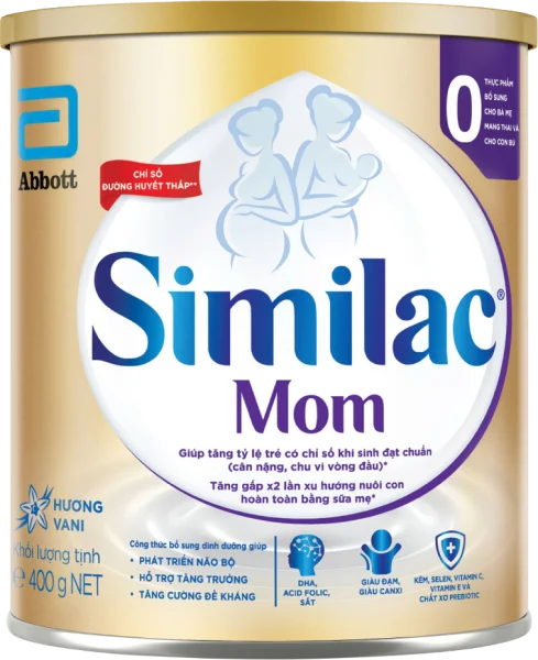 Similac Mom Hương Vani, 400g *Giao bao bì ngẫu nhiên