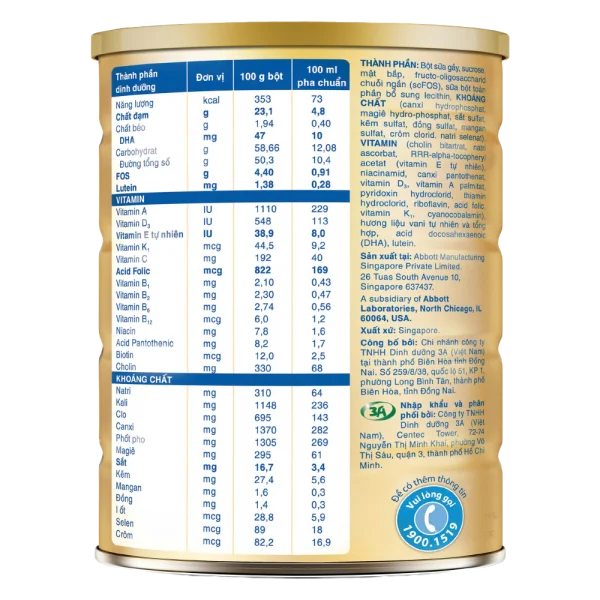 Combo 4 lon Sữa bầu Similac Mom 900g hương Vani