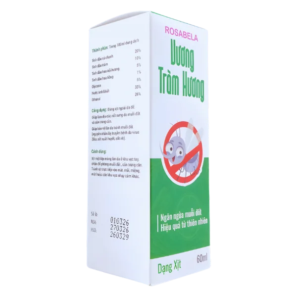 Chai xịt chống muỗi Vương Tràm Hương 60ml *Giao bao bì ngẫu nhiên