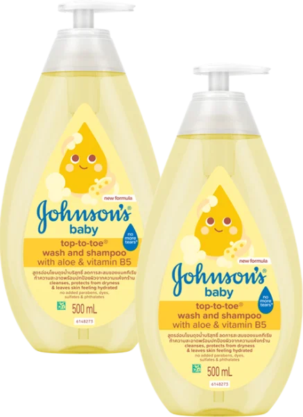 Combo 2 Sữa tắm gội toàn thân Johnson Baby 500ml