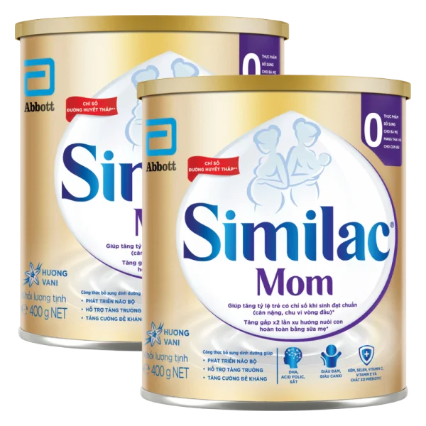 Combo 2 Similac Mom Hương Vani, 400g *Giao bao bì ngẫu nhiên