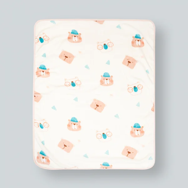 Chăn bông cho bé Animo B2409_PP001 (80x100cm,Kem) *giao mẫu ngẫu nhiên