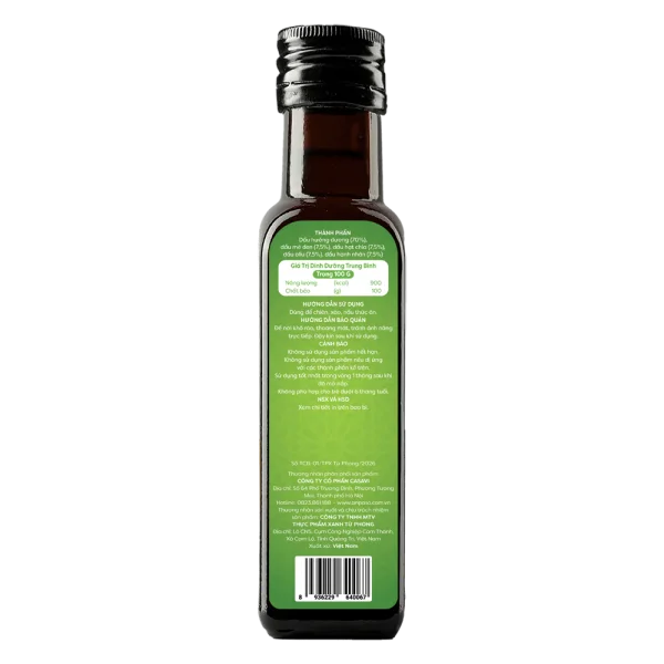 Dầu chiên xào 4 loại hạt và oliu Anpaso 100ml