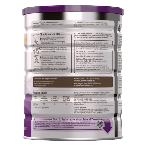 Sữa a2 Platinum Premium Infant Formula số 3 900g (từ 1 tuổi)