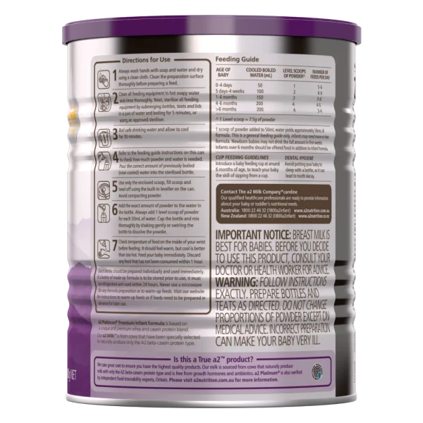 Sữa a2 Platinum Premium Infant Formula số 1 400g (0-6 tháng)