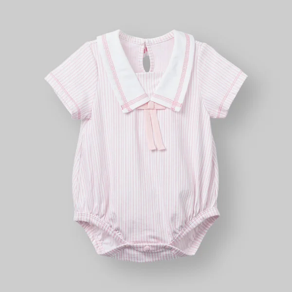 Bodysuit bé gái đùi Animo VD0126008 (0-12M,Hồng nhạt,NN07)