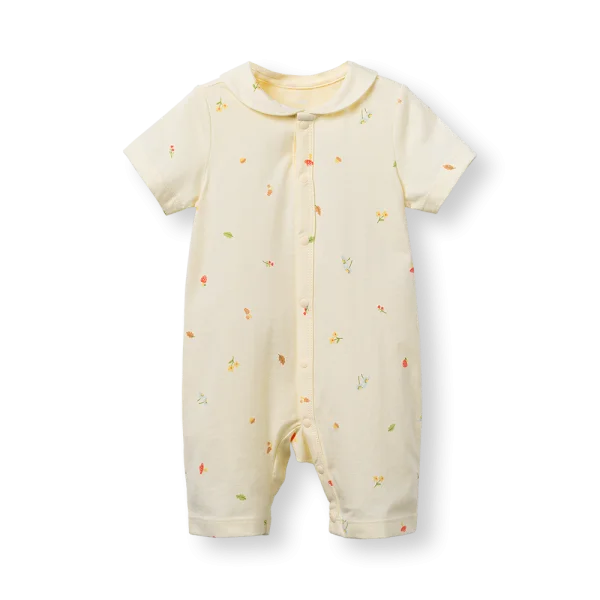 Bodysuit bé gái đùi Animo VD0226007 (0-12M,Kem,NN03)