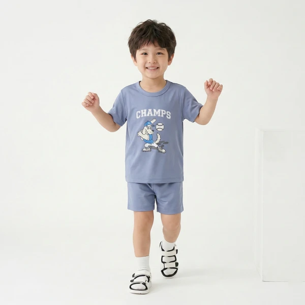 Bộ bé trai ngắn Animo Easy HN0426030 (1-4Y,Dương)