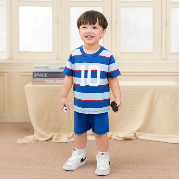 Bộ bé trai ngắn Animo Easy HN0426034 (1-4Y,Dương)