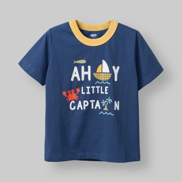 Bộ bé trai ngắn Animo Easy HN0526024 (1-4Y Dương-vàng)