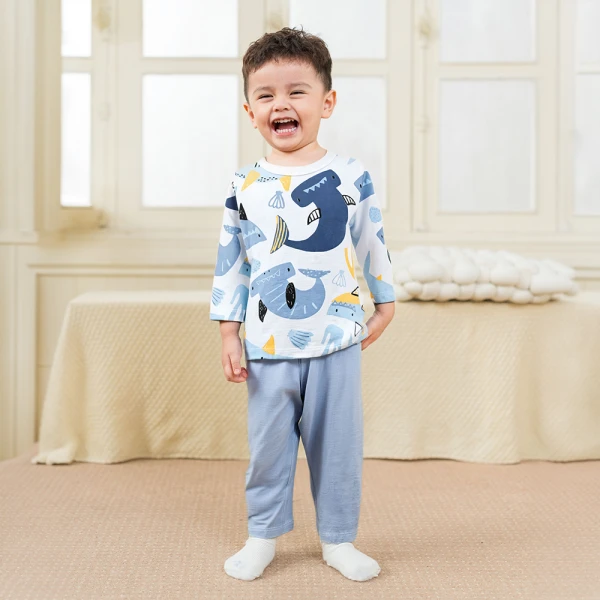 Bộ bé trai dàiAnimo Easy HN0526037 (1-4Y Biển)