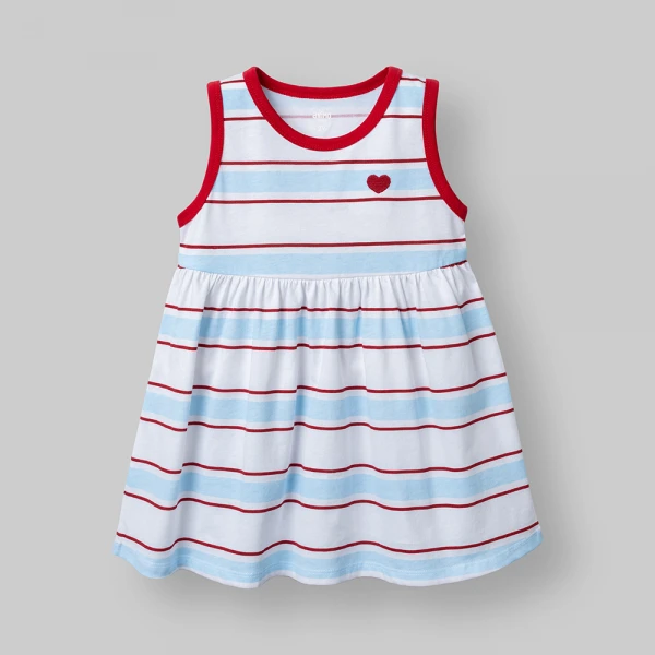 Đầm bé gái Animo Easy LU0526041 (1Y-4Y,Trắng,TT08)