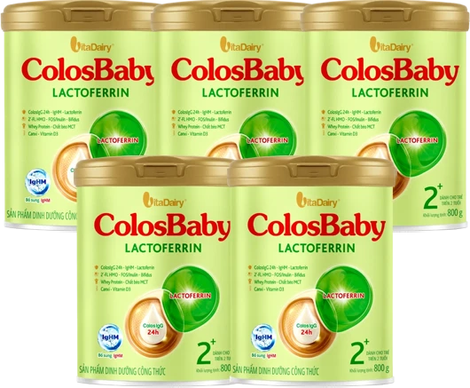 Combo 5 SPDD công thức ColosBaby Lactoferrin 2  800g
