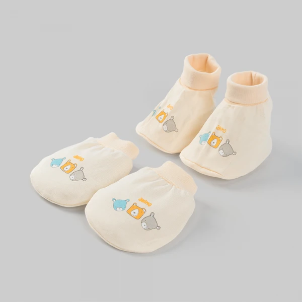 Set 6 bao tay chân bé trai bo Animo BA0126064 (NB, nhiều màu)