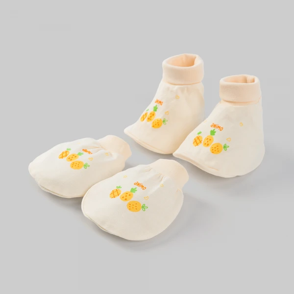 Set 6 bao tay chân bé trai bo Animo BA0126064 (NB, nhiều màu)