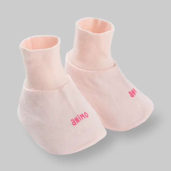 Set nón bao tay chân bé gái bo Animo HN0226038 (NB,Nhiều màu)