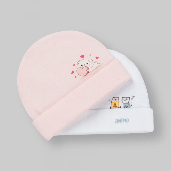 Set nón bao tay chân bé trai thun Animo HN0226041 (NB,Nhiều màu)